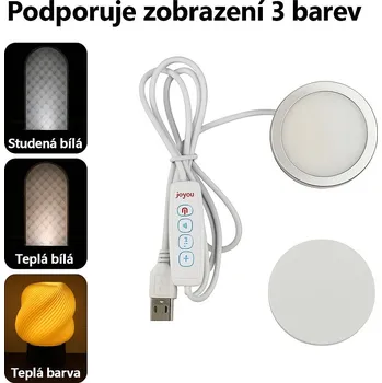 3D tisk "Bambu Lab" LED Lamp Kit 001 - Volba barvy světla