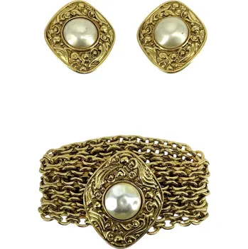 Souprava šperků CHANEL Golden Bracelet Set