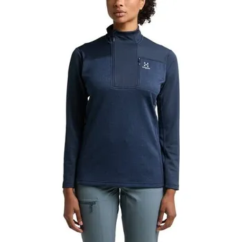 Dámská mikina Dámská mikina Haglöfs Roc Flash Mid Halfzip velikost S tmavě modrá