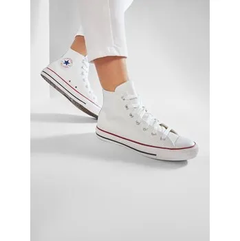 Pánská obuv Plátěnky Converse Chuck Taylor All Star HI 132169C Bílá 37_5