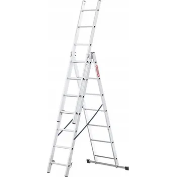 Žebřík Žebřík DRABEST hliníkový 3 x 7 do 150 kg