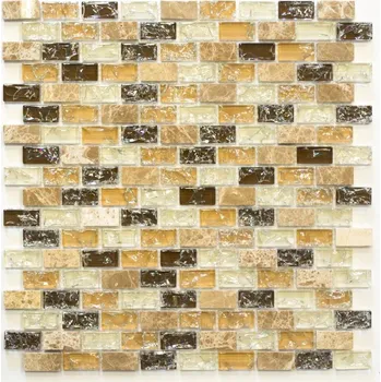 Obklad Mozaika WzorcowniaStudio 30 x 28,5 cm – odstíny hnědé a béžové