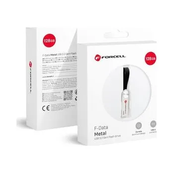 USB flash disk USB flash disk 128GB USB 3.2 Gen 1 (USB-A) Forcell F-Data Metal, stříbrný - Forcell + zdarma možnost vyzkoušet a vrátit zboží do 30 dní