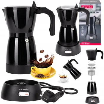 Kávovar Elektrická moka konvice Kamille KM2601 300 ml (6 šálků)