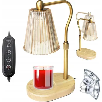Lampička Stolní lampa Bedee, imitace světla svíčky, žlutá, 50 W