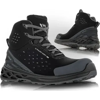 Pracovní obuv VM BERLIN 3660-S1PSESD obuv kotníková - černá/šedá - 45