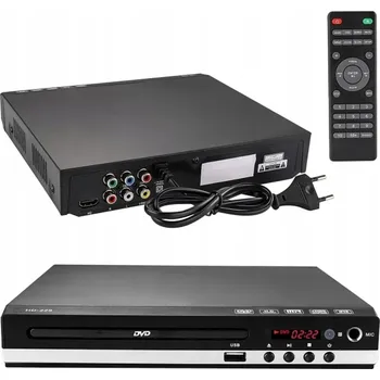DVD PŘEHRÁVAČ S USB PRO TELEVIZI 1080P HDMI DVD-229 + DÁLKOVÉ OVLÁDÁNÍ ČERNÝ HD