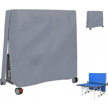 Stůl na stolní tenis ZREE OCHRANNÝ OBAL / PLACHTA NA STŮL PRO STOLNÍ TENIS (PING-PONG), ŠEDÝ