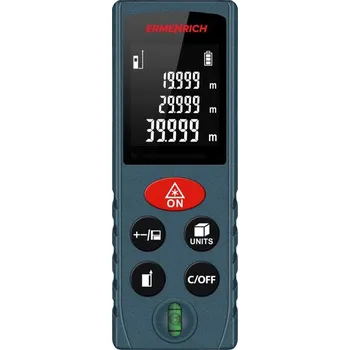 Měřící laser Laserový měřič vzdálenosti, stavební dálkoměr Ermenrich Reel GK100