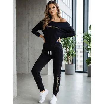 Dámská tepláková souprava VSB11 černá, VELIKOST XXS/XS