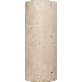 Nástěnné svítidlo Nástěnné svítidlo Maxlight TEK 2xGU10 20W Béžový Travertin Černý Kulatý IP20