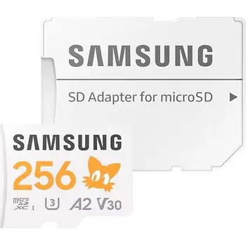 Paměťová karta Paměťová karta SAMSUNG Pro Plus 256 GB microSDXC s adaptérem