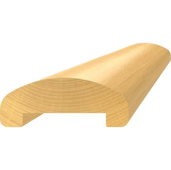 Zábradlí dřevěný profil EDB-SD230, broušený buk bez nátěru - 65 x 25 mm, délka 3000 mm, cena za kus