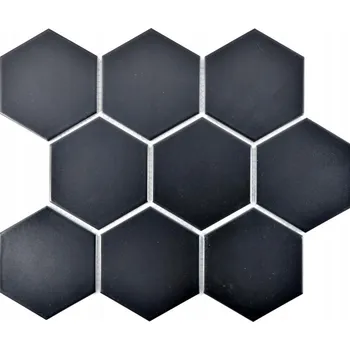 Obklad Keramická mozaika WzorcowniaStudio 25,6 x 29,55 cm černá