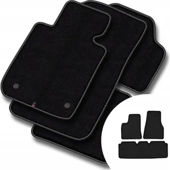 autokoberec Velurové autokoberce Motos 3 ks