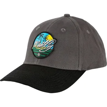 Kšiltovka Kšiltovka Meatfly Wayne Flexfit šedá/černá One Size