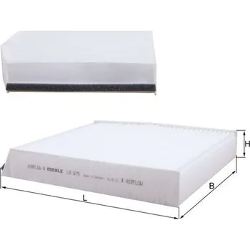 Ventilátor topení a klimatizace Filtr, vzduch v interiéru KNECHT LA 879