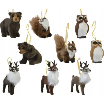 Vánoční ozdoba Vánoční ozdoba lesní zvířátka