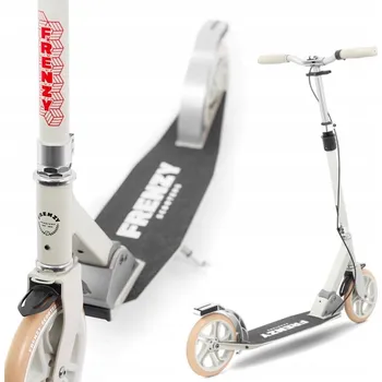 Koloběžka Koloběžka Frenzy Dual Brake V4 205 mm béžová 2 kolečka