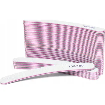 Přípravek na nehty Purelac Pilník Na Nehty Manikúra Banán Zebra HQ 100/180 Sada 10 ks