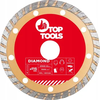 Řezný kotouč Top Tools Diamantový kotouč 115 mm Turbo 61H335