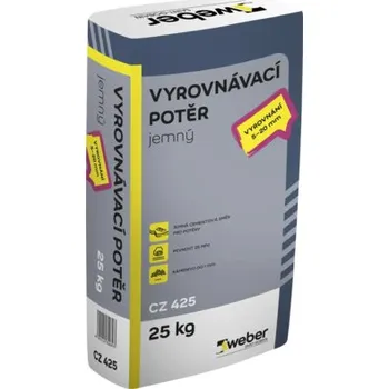beton Betonový potěr Weber CZ425 vyrovnávací, 25 MPa, 25 kg
