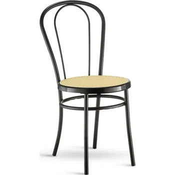 Jídelní židle Jídelní židle BISTRO I – kovová kostra, více barev, sedák výplet černá