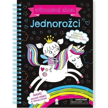 Kniha Vyškrabávací zábava: Jednorožci