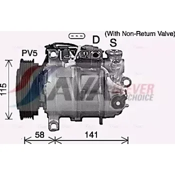 Kompresor klimatizace AVA QUALITY COOLING Kompresor klimatizace ** CLEVER FIT ** AVA MSAK772 + DOPRAVA ZDARMA!