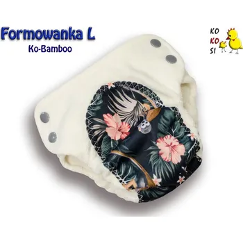 Přebalování Kokosi kalhotková plena Pants, Bambus velikost L - Opice