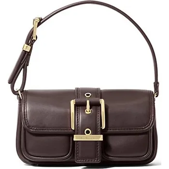 Kabelka Michael Kors Colby malá kožená kabelka čokoládová + doprava zdarma