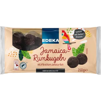Cukrovinka Edeka Jamajské rumové kuličky 250 g