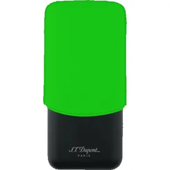 Pouzdro na tablet S.T. DUPONT - FLUO NEON Green - Luxusní pouzdro na 3 doutníky