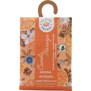 La Casa de los Aromas Aroma Intenso vonný sáček Skořice a pomeranč 100ml