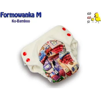 Přebalování Kokosi kalhotková plena Pants, bambus velikost M - Domky