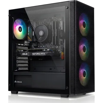 Stolní počítač CORPA GAMER AMD Ryzen 5 5500 4.2GHZ 16GB 1TB SSD RTX5060 Win11 Pro