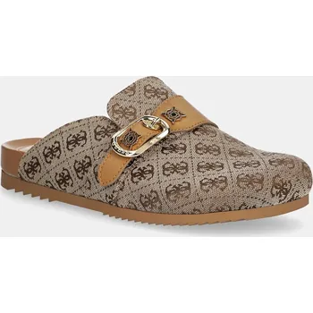 Dámské pantofle Pantofle Guess GALAVANTA FLPGAL.FAL06.BEIBR hnědá 82X, EUR 37