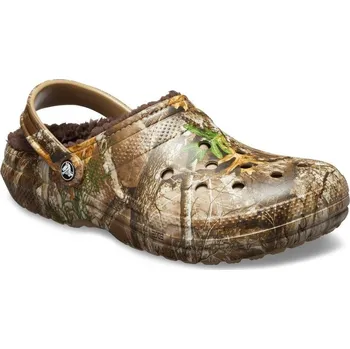 Pánské sandále Crocs Classic Lined Realtree Edge Clog vel. 9 42-43 Chocolate
