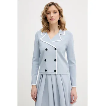 Dámský svetr Kardigan Karl Lagerfeld B1W18004 modrá 55X, vel. XS