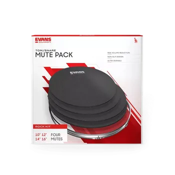 Bicí nástroj EVANS SoundOff Drum Mute Pack Rock (10,12,14,16)