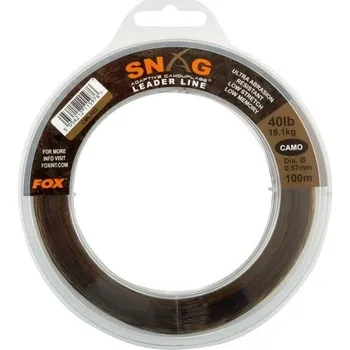 Fox Snag Leaders Camo 40lb 0,57mm 100m