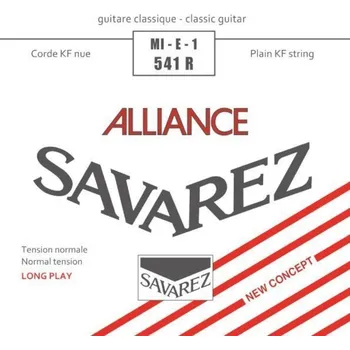 Struna pro kytaru a smyčcový nástroj Savarez Struny pro Klasickou kytaru Jednotlivé diskant strunyE1 normal 541R 126191