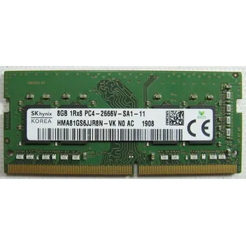 Operační paměť SK hynix SODIMM DDR4 8GB 2666MHz CL19 HMA81GS6JJR8N-VK