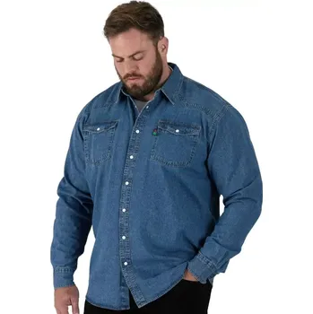 Pánská košile Velká pánská westernová džínová košile Duke D555 (3XL)