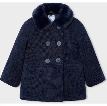 Dívčí kabát Dětský kabát Mayoral 4438.6J.Mini.9BYA námořnická modř 59X, vel. 98