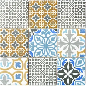 Keramická mozaika WzorcowniaStudio 29,8 x 29,8 cm, odstíny hnědé a béžové