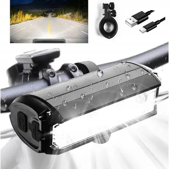 Cyklosvítilna PŘEDNÍ SVĚTLO NA KOLO USB 900LM IPX5 SILNÉ LED SVĚTLO MTB