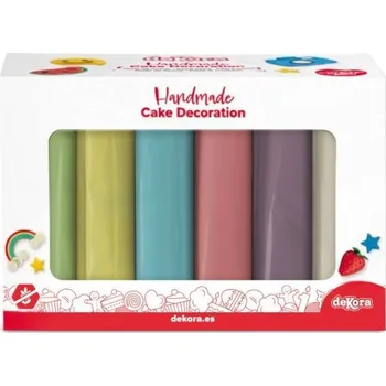 Jedlá dekorace na dort Fondán 6x100g - Dekora