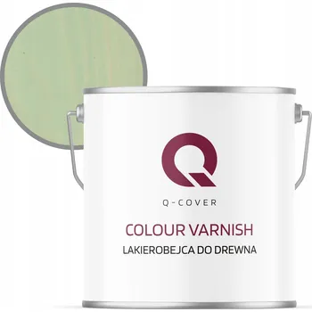 Lak na dřevo Lazurovací lak Q-COVER 5 l zelený polomat