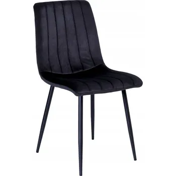 Jídelní židle Židle eHokery, černý velur, 1 ks